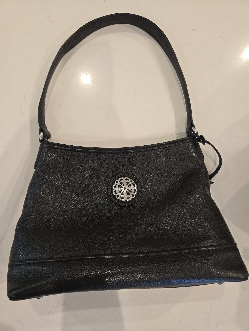 Brighton Ferrara Collection Black Shoulder Bag GUC F906819